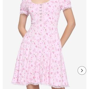 Strawberry Cow Milk Hot Topic Dress XL